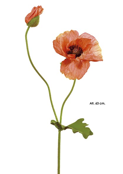 POPPY. 63 cm. Naranja.