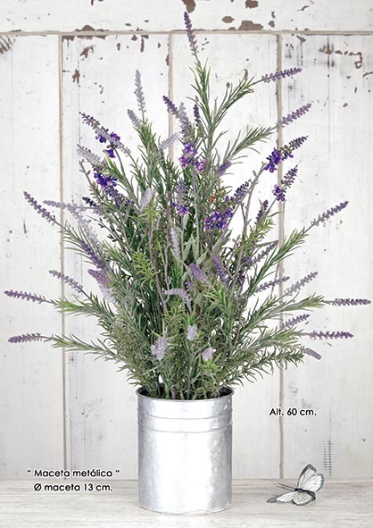 MACETA LAVANDA. 60 cm.