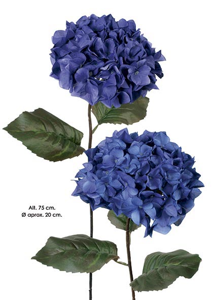 HORTENSIA AUTUMN. 75 cm. Azul Marino.