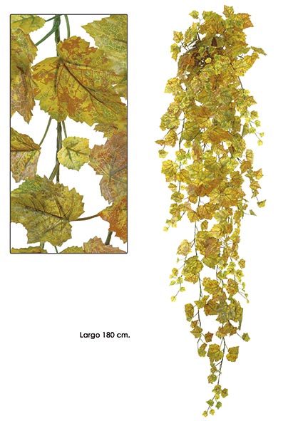 COLGANTE GRAPE IVY x 370h. 180 cm. Otoño