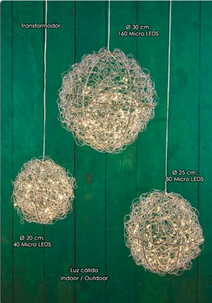 SILVER BALL. 40 Mled. Ø 20 cm.