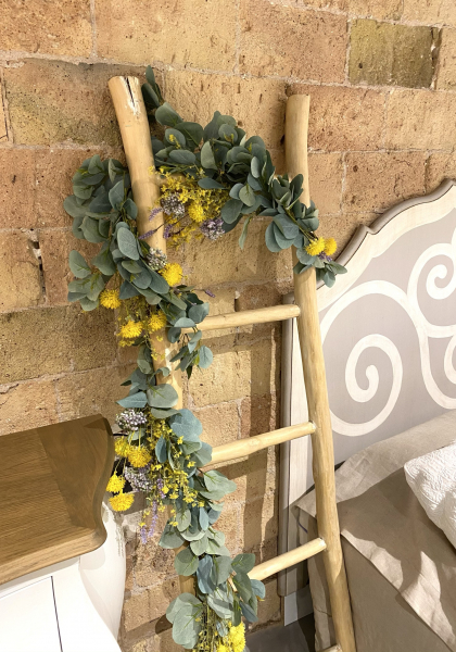 RAMA ALLIUM x 6. 53 cm. Amarillo.