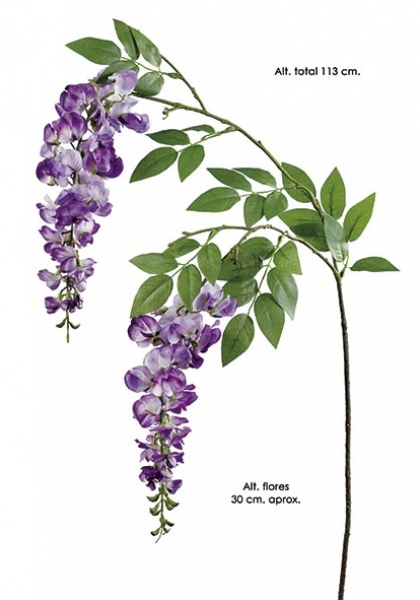 RAMA WISTERIA x 2. 113 cm. Mixturado