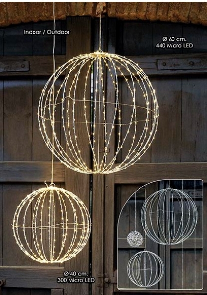 BOLA METAL 440 MLED. Ø 60 cm.