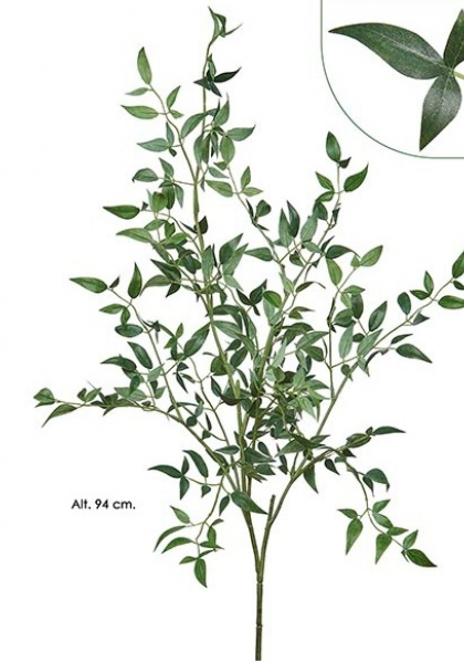 RAMA NANDINA x 5. 94 cm. Verde