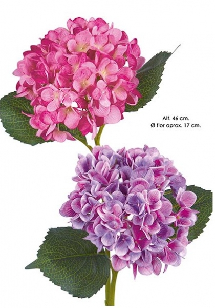 HORTENSIA. 46 cm. Fucsia.