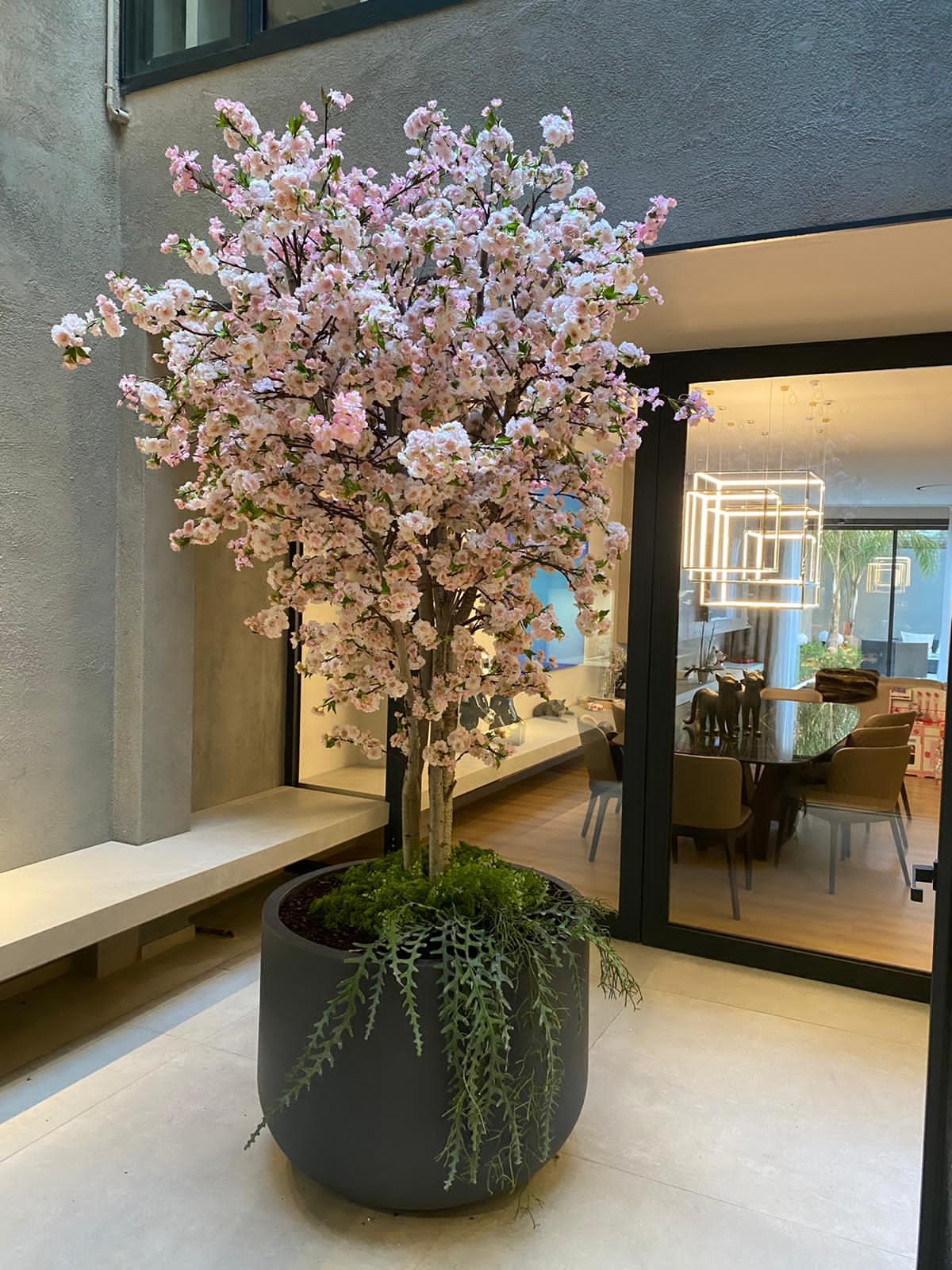 Arbol Artificial Interior y Exterior Árbol De Flor De Cerezo